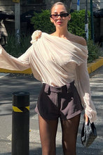 Load image into Gallery viewer, Off Shoulder Long Sleeve Top