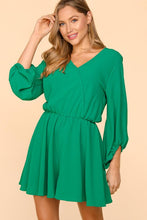 Load image into Gallery viewer, Kelly Green Romper with Buttoned Back