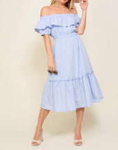 Load image into Gallery viewer, Off Shoulder Midi Dress