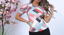 Load image into Gallery viewer, Abstract Print Graphic Top