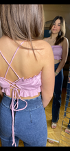 Load image into Gallery viewer, Pink Puffed Cami Tank Top