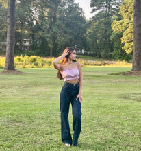 Load image into Gallery viewer, Pink Puffed Cami Tank Top
