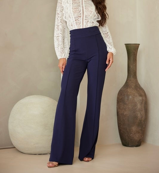 Navy Blue Beautiful Fit Pants