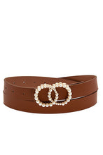 Load image into Gallery viewer, Double Circle Pearls Buckle II
