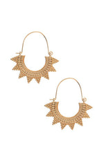 Load image into Gallery viewer, Dotted Spike Drop Earrings
