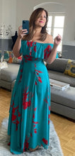 Load image into Gallery viewer, Floral Print Off-Shoulder Maxi
