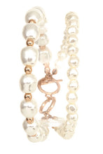 Load image into Gallery viewer, Pearl Accent Layered Bracelet
