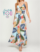 Load image into Gallery viewer, Printed Belted Maxi Dress
